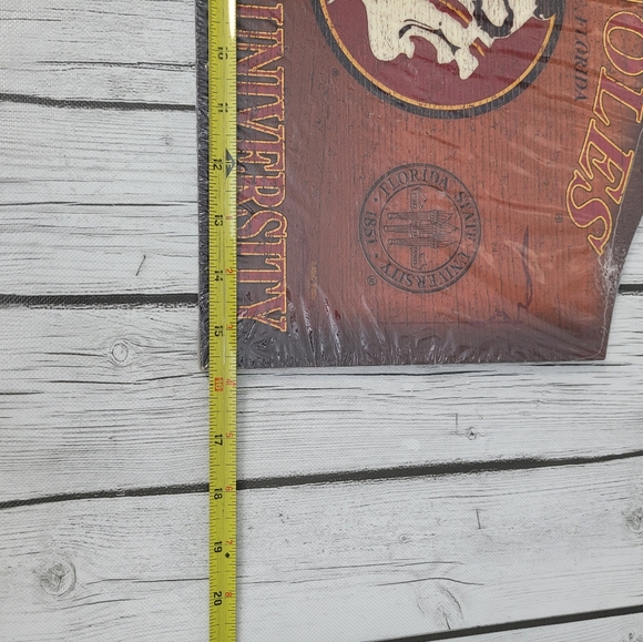 Sealed Vintage SEMINOLES Florida State University Team Spirit Wall Decor - Picture 6 of 7